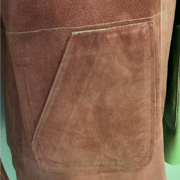 Reversible suade/leather Jacket - Picture 6 of 7